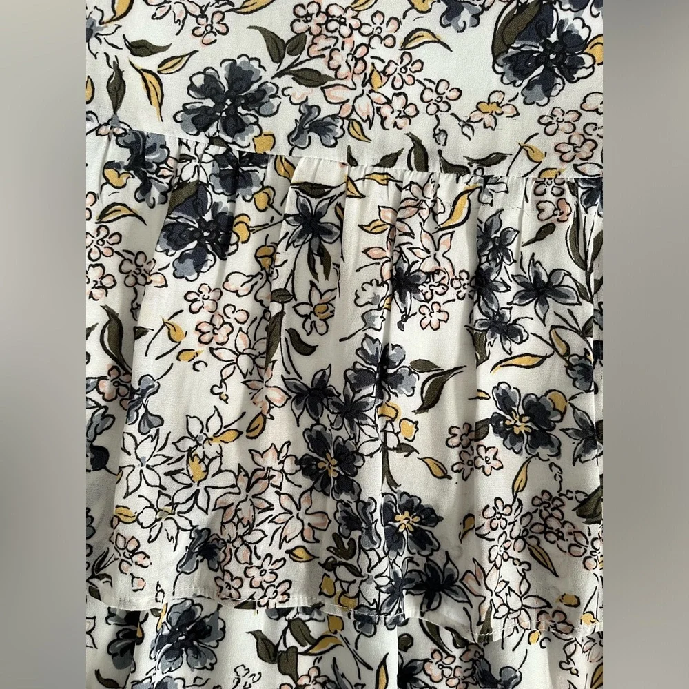 LOFT tiered floral skirt - Picture 2 of 5